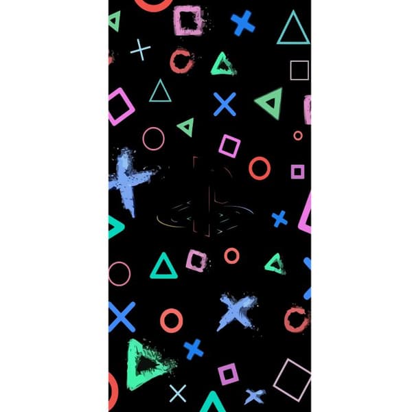 Kompatibel Tegnebogsetui til Apple iPhone 13 Pro Retro-gaming-symboler i neon på sort baggrund
