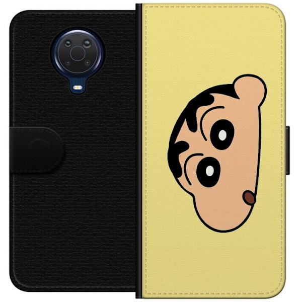 Nokia G20 Lompakkokotelo Peeking Shinchan