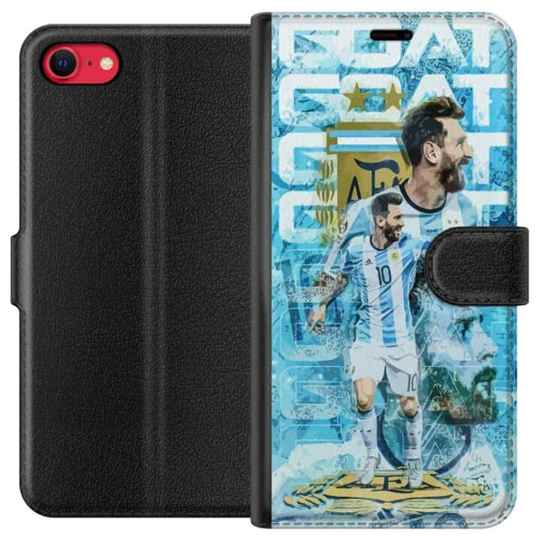 Kompatibelt Lommeboketui til Apple iPhone SE (2022) Messi