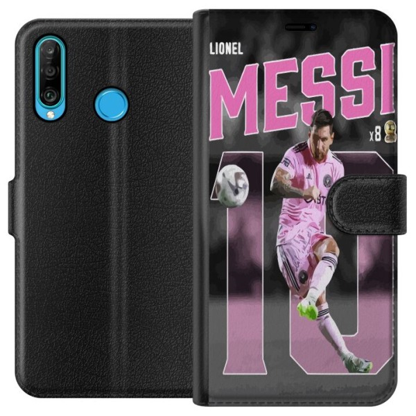 Huawei P30 lite Lommeboketui Lionel Messi