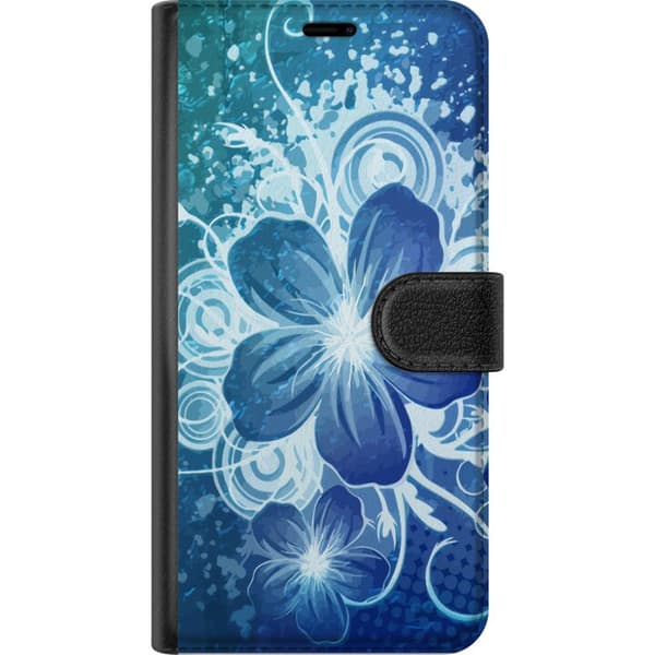 Kompatibel Tegnebogsetui til Apple iPhone 16 Blomst