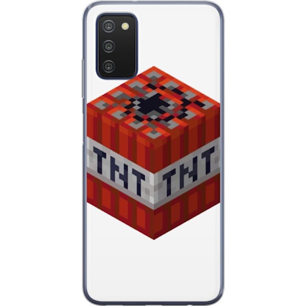 Samsung Galaxy A03s Genomskinligt Skal Minecraft TNT