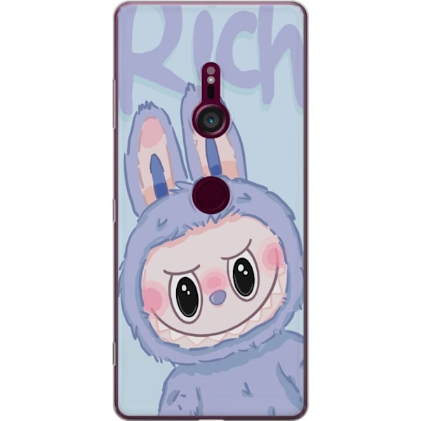 Sony Xperia XZ3 Genomskinligt Skal Blue Bunny Labubu