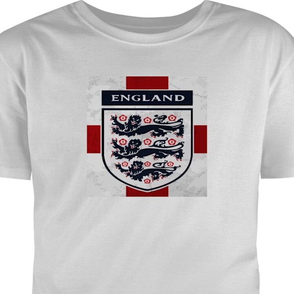 T-shirt til Voksen | Klassisk Voksen T-shirt England grå S