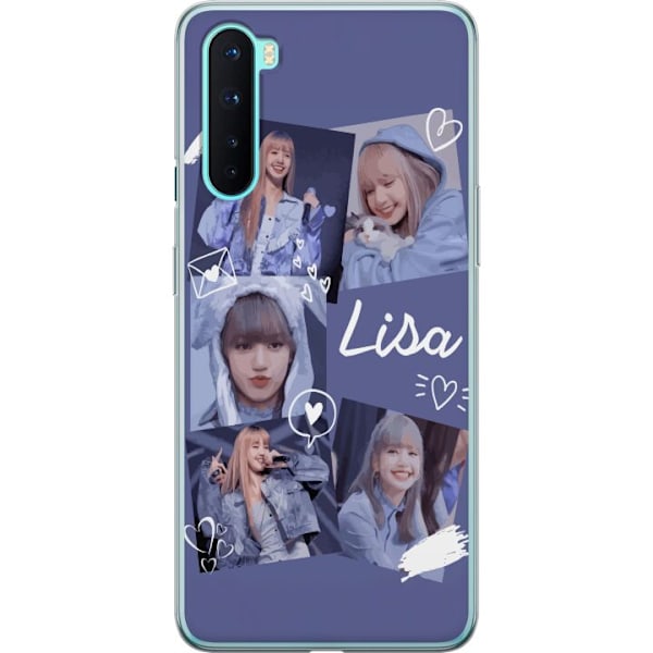 OnePlus Nord Läpinäkyvä kuori Lisa Blackpink – Aesthetic K-pop Queen