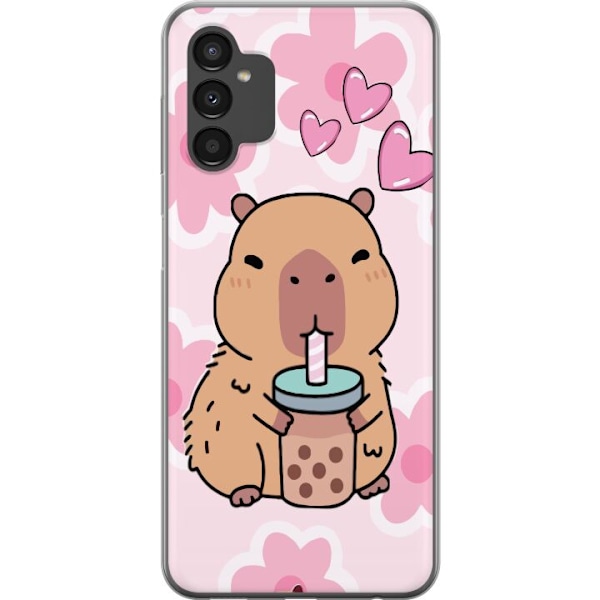 Samsung Galaxy A04s Gjennomsiktig deksel Kawaii Capybara Hjert
