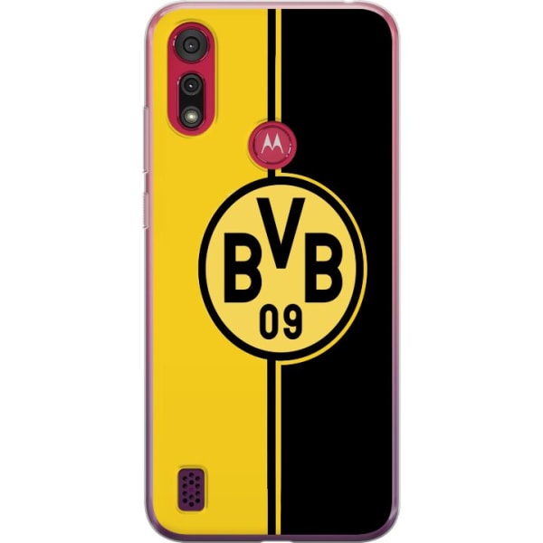 Motorola Moto E6s (2020) Gennemsigtig cover Borussia Dortmund