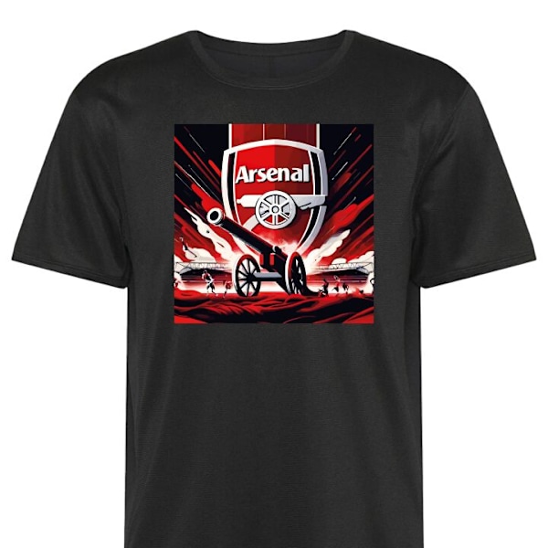 Trenings T-skjorte | Sport T-skjorte for Voksen Arsenal svart Medium