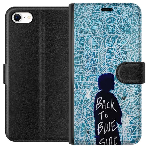 Kompatibelt Plånboksfodral till Apple iPhone 6s Back To Blue Side turkos