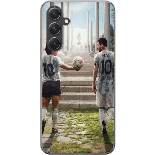 Samsung Galaxy S24 FE Genomskinligt Skal Messi