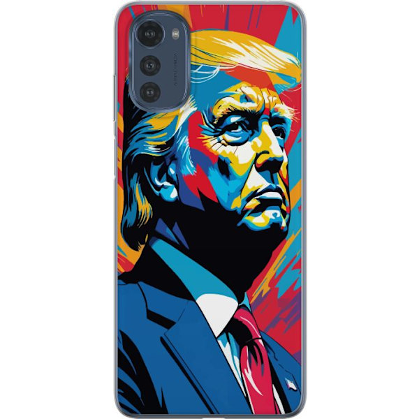 Motorola Moto E32s Gennemsigtig cover Trump