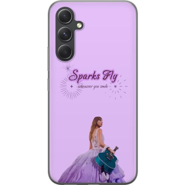 Samsung Galaxy S24+ Läpinäkyvä kuori Taylor Swift - Sparks