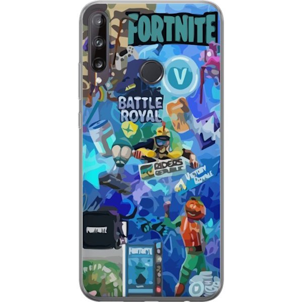 Huawei P40 lite E Genomskinligt Skal Fortnite