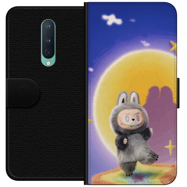 OnePlus 8 Lompakkokotelo Labubu Neon Pop - Neonväri pop-taite