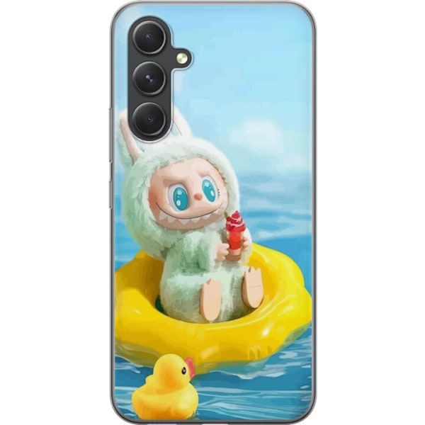 Samsung Galaxy S24+ Gennemsigtig cover Labubu Macaron-serie
