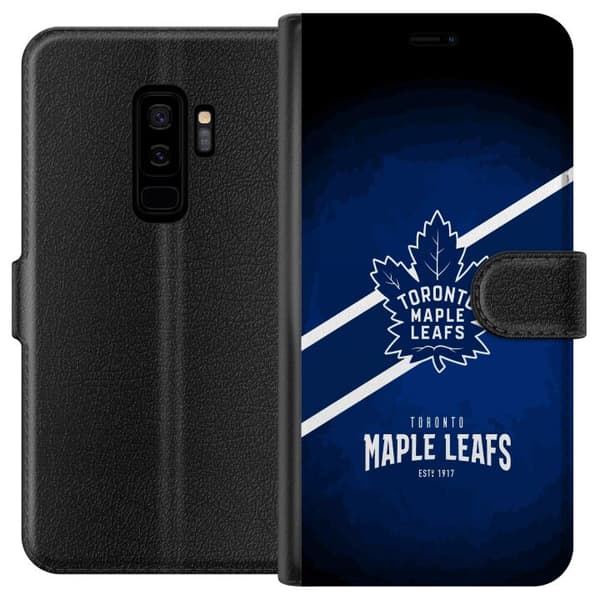 Kompatibel Tegnebogsetui til Samsung Galaxy S9+ Toronto Maple Leafs (NHL)