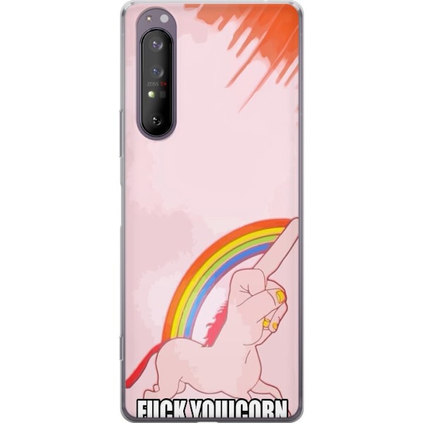 Sony Xperia 1 II Genomskinligt Skal Fuck Unicorn