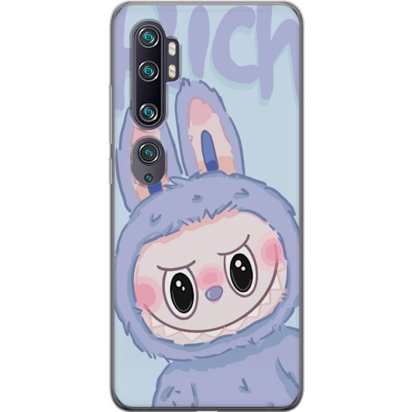 Xiaomi Mi Note 10 Läpinäkyvä kuori Sininen Jänis Labubu