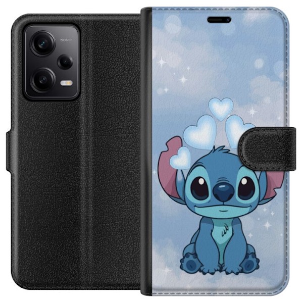 Xiaomi Redmi Note 12 Pro Lommeboketui Stitch Hoppande Gled - M