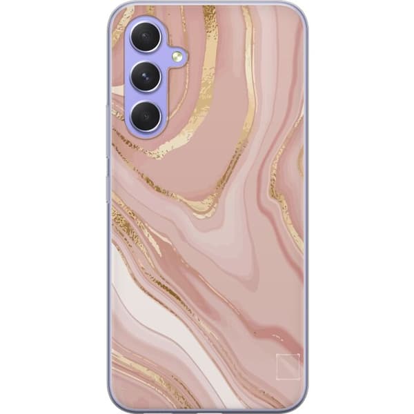 Kompatibelt Mobildeksel til Samsung Galaxy A54 Lys Rosa Marmor