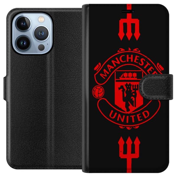 Kompatibel Tegnebogsetui til Apple iPhone 13 Pro ManchesterUnited