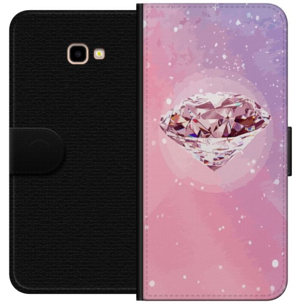 Samsung Galaxy J4+ Plånboksfodral Glitter Diamant