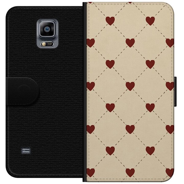 Samsung Galaxy Note 4 Lommeboketui Hjertegrind