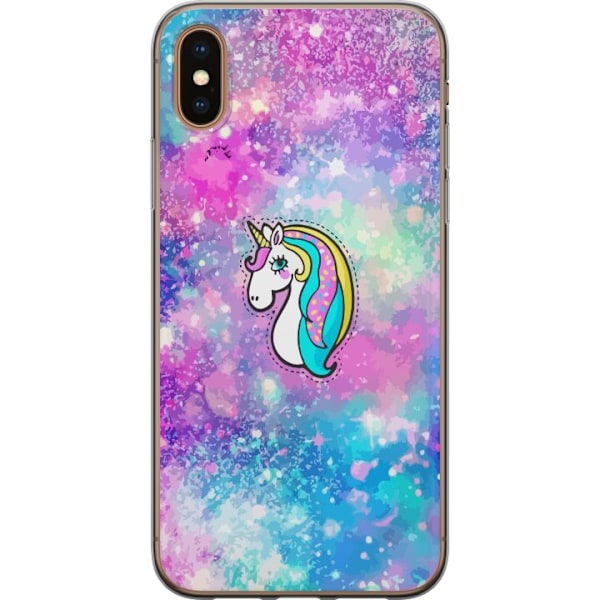 Apple iPhone XS Max Genomskinligt Skal Enhörning