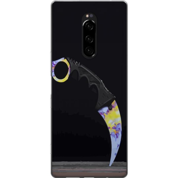 Sony Xperia 1 Gennemsigtig cover Karambit / Butterfly / M9 Bay