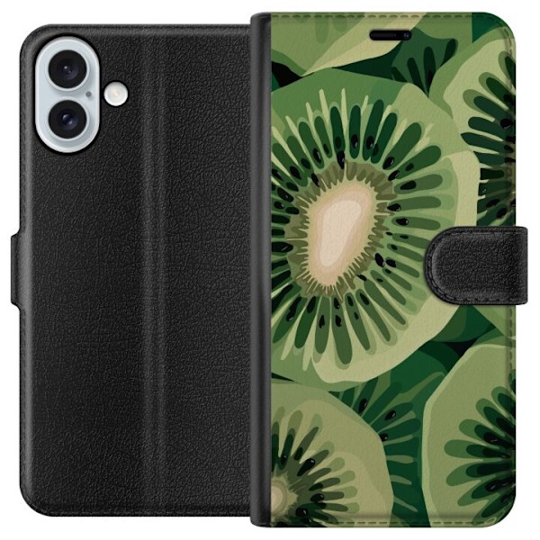 Apple iPhone 16 Plus Lompakkokotelo Kiwi