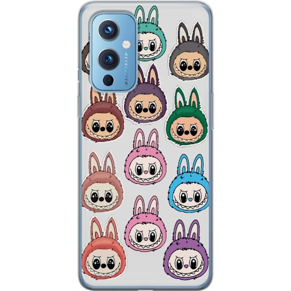 OnePlus 9 Gennemsigtig cover Labubu Macaron Monster - Nuttet S