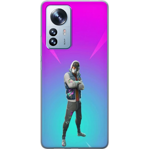 Xiaomi 12 Pro Gjennomsiktig deksel svart ridder fortnite