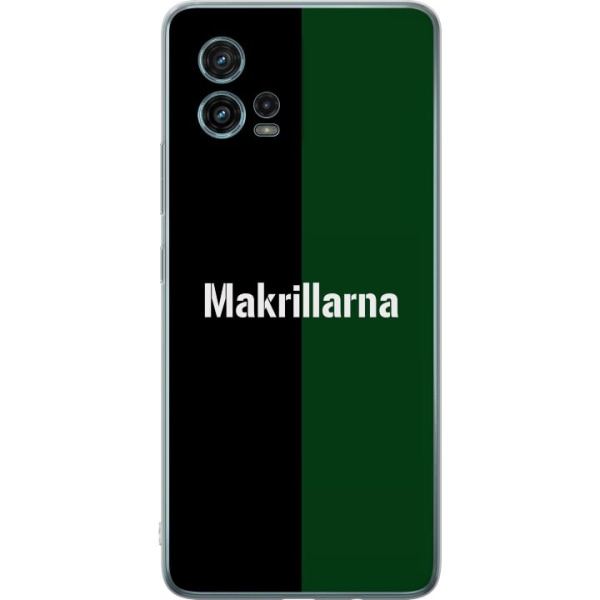 Motorola Moto G72 Gennemsigtig cover Makrel Fodbold