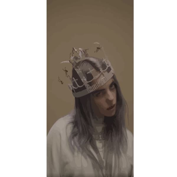 Kompatibelt Plånboksfodral till Apple iPhone 13 Pro Billie Eilish