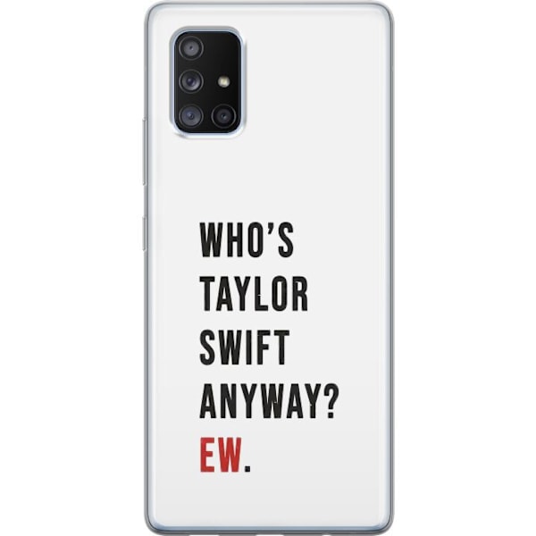 Samsung Galaxy A71 5G Genomskinligt Skal Taylor Swift