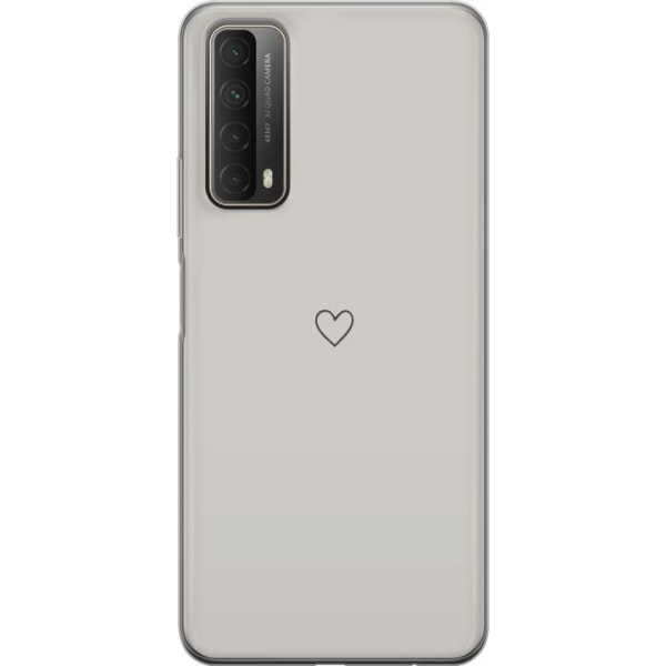 Huawei P smart 2021 Gennemsigtig cover Hjerte