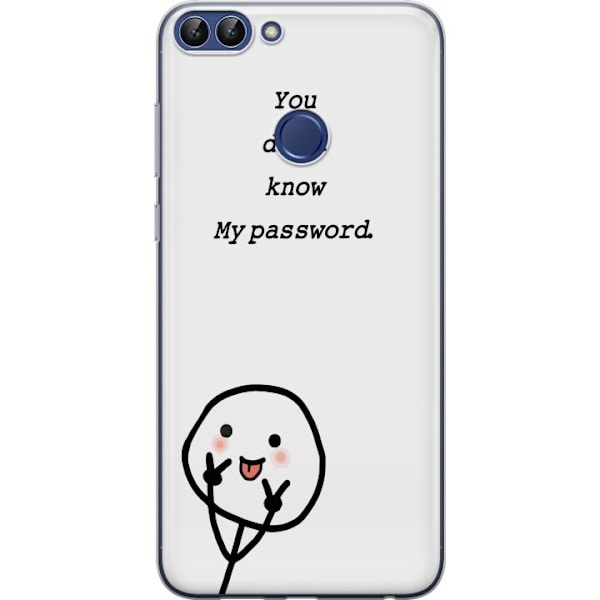 Huawei P smart Genomskinligt Skal You Don’t Know My Password – edgy textmotiv med attityd