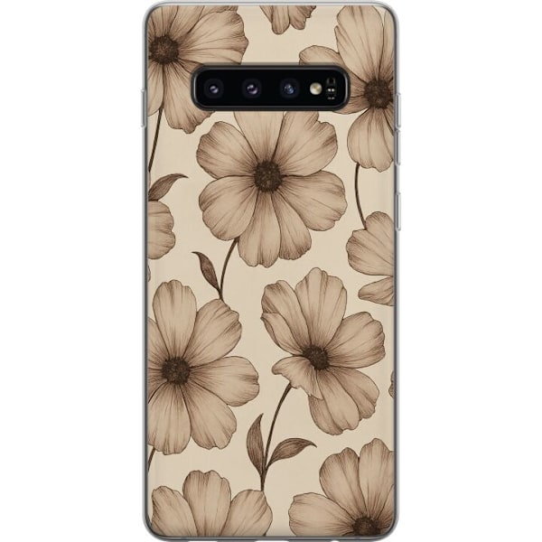 Samsung Galaxy S10 Gjennomsiktig deksel Pastel Rush