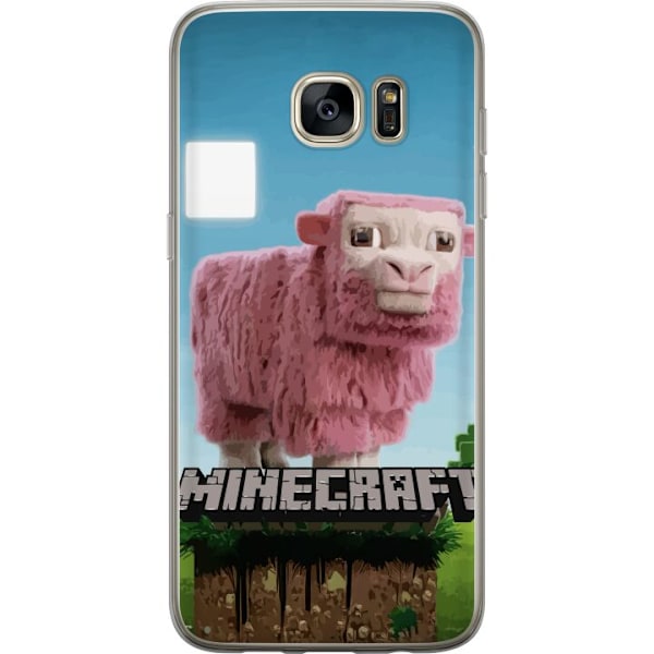Samsung Galaxy S7 edge Läpinäkyvä kuori A Minecraft Movie