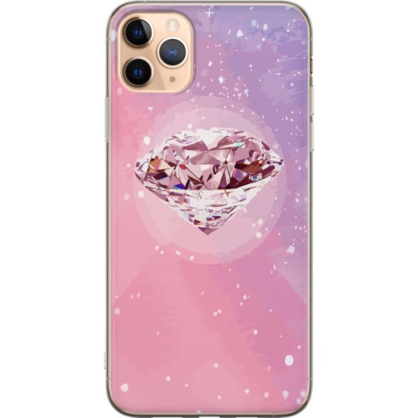 Apple iPhone 11 Pro Max Gjennomsiktig deksel Glitter Diamant