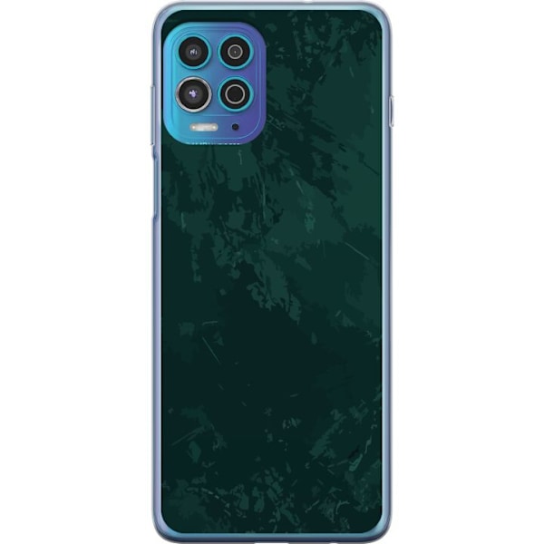 Motorola Moto G100 Läpinäkyvä kuori Emerald Echo