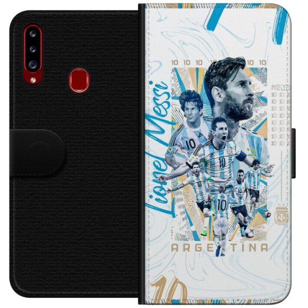 Samsung Galaxy A20s Lompakkokotelo Lionel Messi