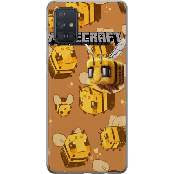 Samsung Galaxy A71 Genomskinligt Skal Minecraft Bi