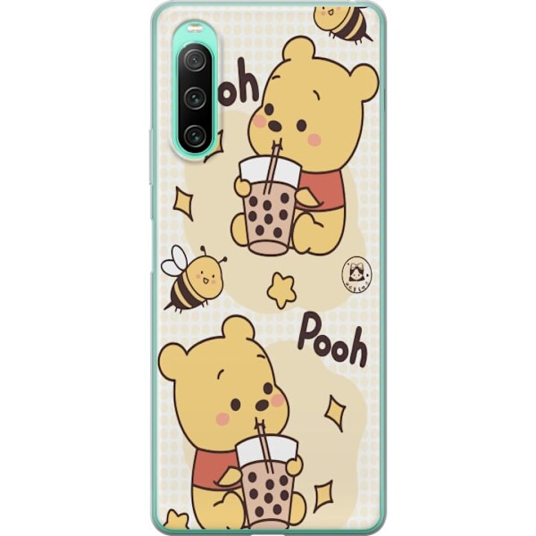 Sony Xperia 10 IV Läpinäkyvä kuori Nalle Pooh - klassinen karhumotiivi uudessa tulkinnassa