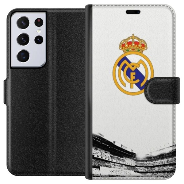 Samsung Galaxy S21 Ultra 5G Plånboksfodral Real Madrid