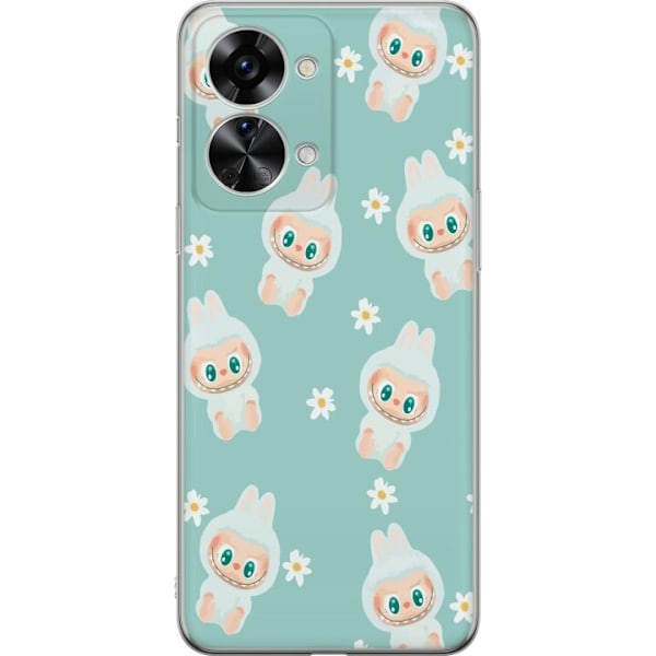 OnePlus Nord 2T Gjennomsiktig deksel Labubu Candy Vibes