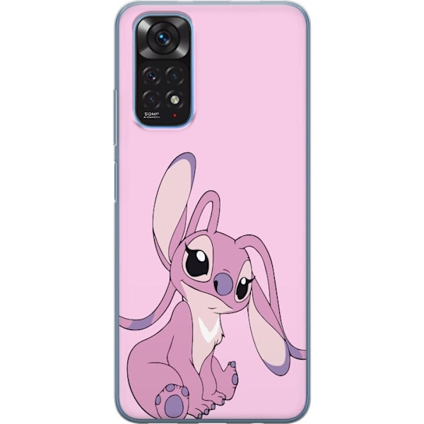 Xiaomi Redmi Note 11S Gennemsigtig cover Stitch lyserød