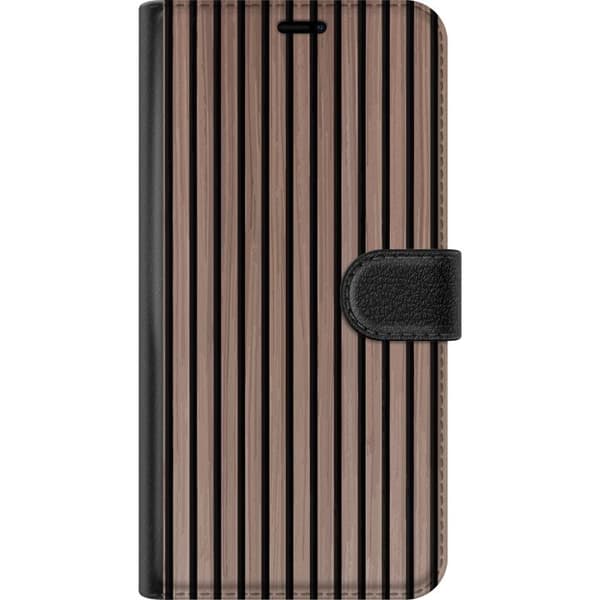Kompatibelt Plånboksfodral till Samsung Galaxy A40 Mönster Trä