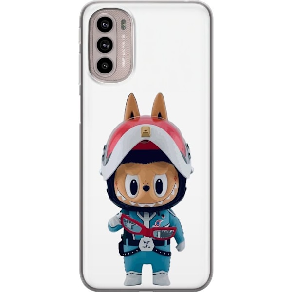 Motorola Moto G41 Gennemsigtig cover How2work Labubu Monstre x