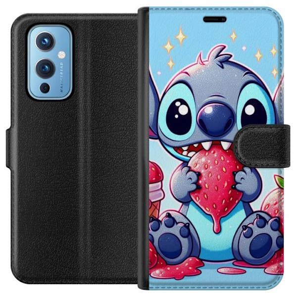 OnePlus 9 Lompakkokotelo Strawberry Stitch